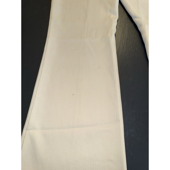 2000s Belted Low Rise Flare Tan Trousers Vintage Size 9 Office Siren Y2K Retro - Picture 10 of 10